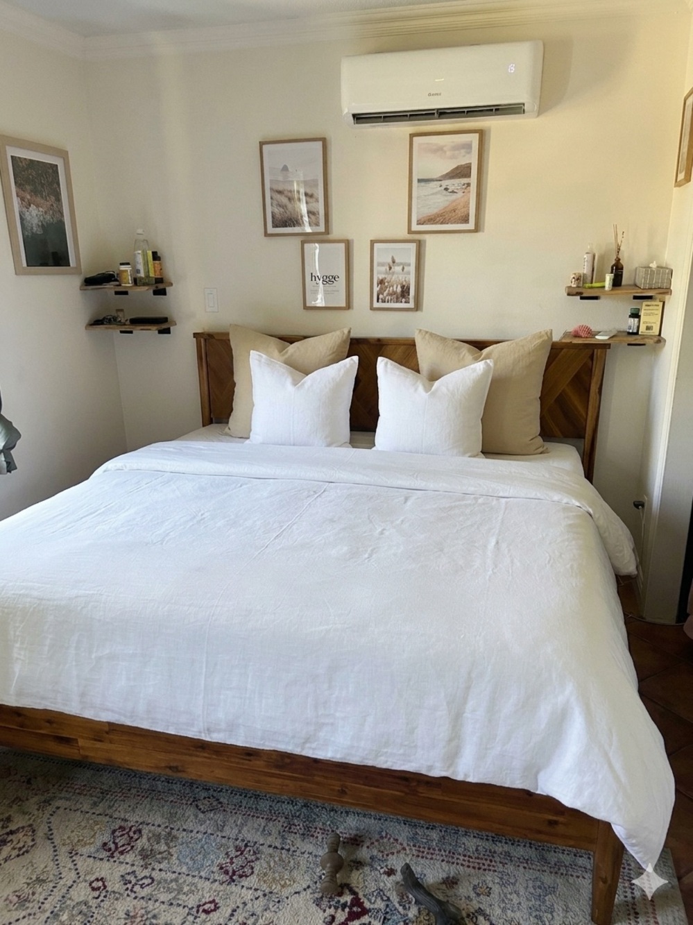 Restoration Hardware 100% Linen Garment-Died Queen Duvet Cover White
